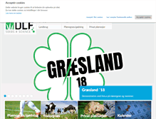 Tablet Screenshot of dlf.dk